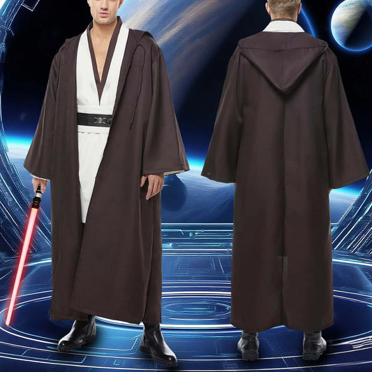 Halloween Costume for Men Halloween Cosplay Costume Long Hooded Robe Uniform with Cloak