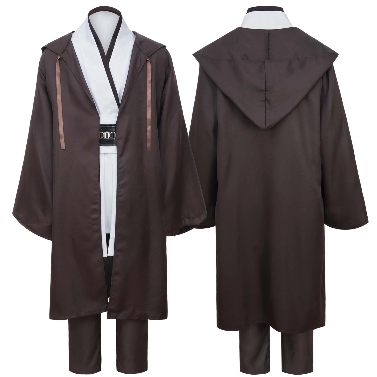 Halloween Costume for Men Halloween Cosplay Costume Long Hooded Robe Uniform with Cloak